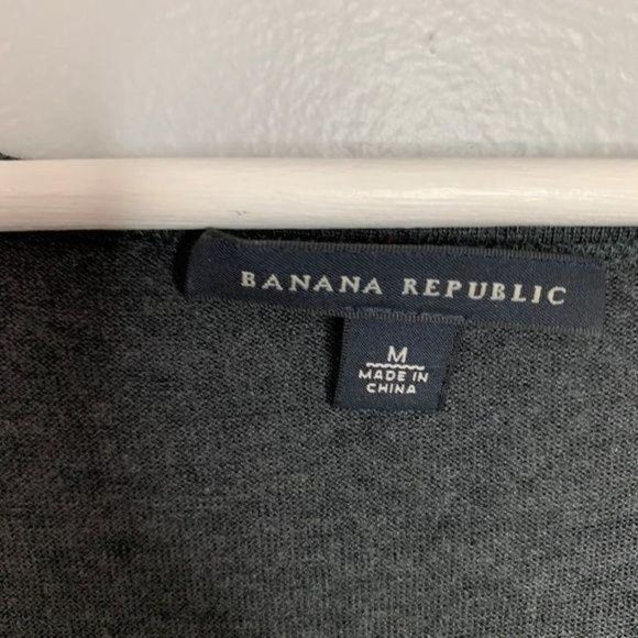 Banana Republic Dark Gray Sweater Dress Sz M - Picture 2 of 3